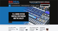 Desktop Screenshot of pasoundsystemrental.com